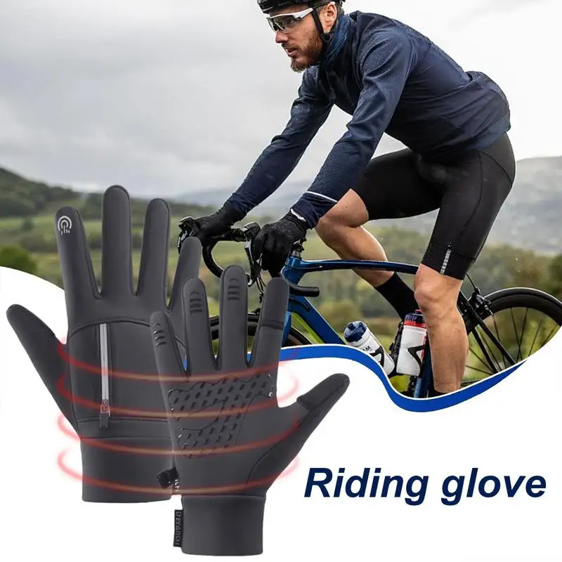 Warm Gloves Windproof Mittens Winter Gloves Thermal Warm Mittens Touchscreen Windproof Gloves For Cycling Hiking Walking