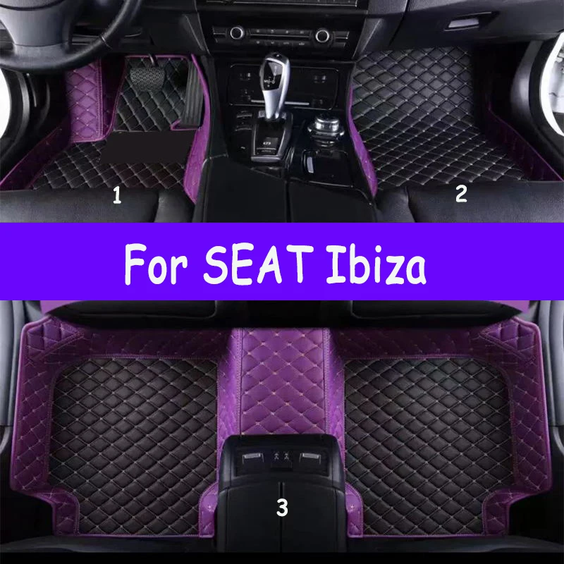 

Автомобильные коврики для SEAT Ibiza 6J 6P MK4 2008 ~ 2017 водонепроницаемые коврики прочные ковры роскошный кожаный коврик автомобильные аксессуары 2009 2010
