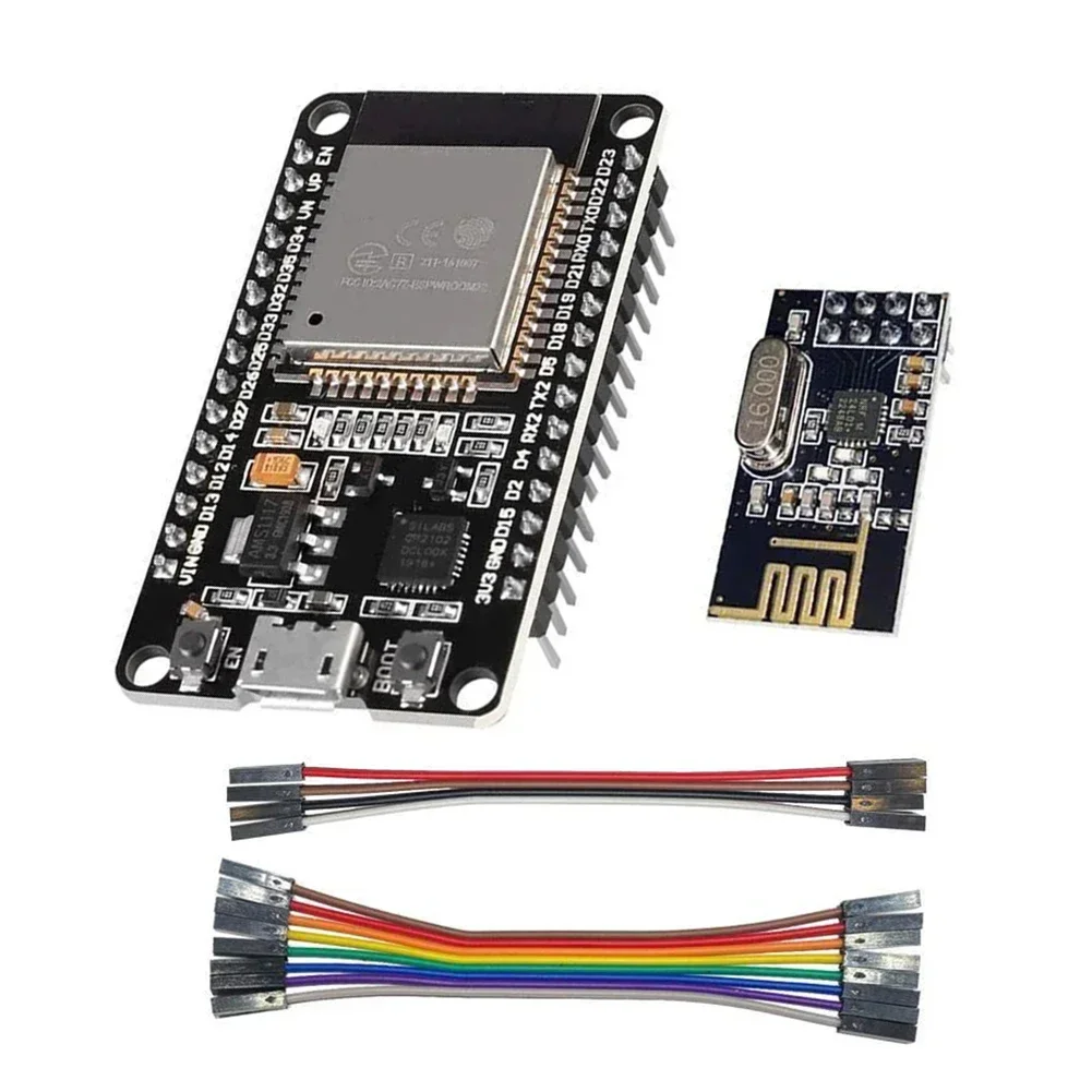 

OpenDTU для комплекта Hoymiles DIY, ESP32 + NRF24L01 + кабель, фотоэлектрический мониторинг в реальном времени, простая установка, высокопроизводительные компоненты