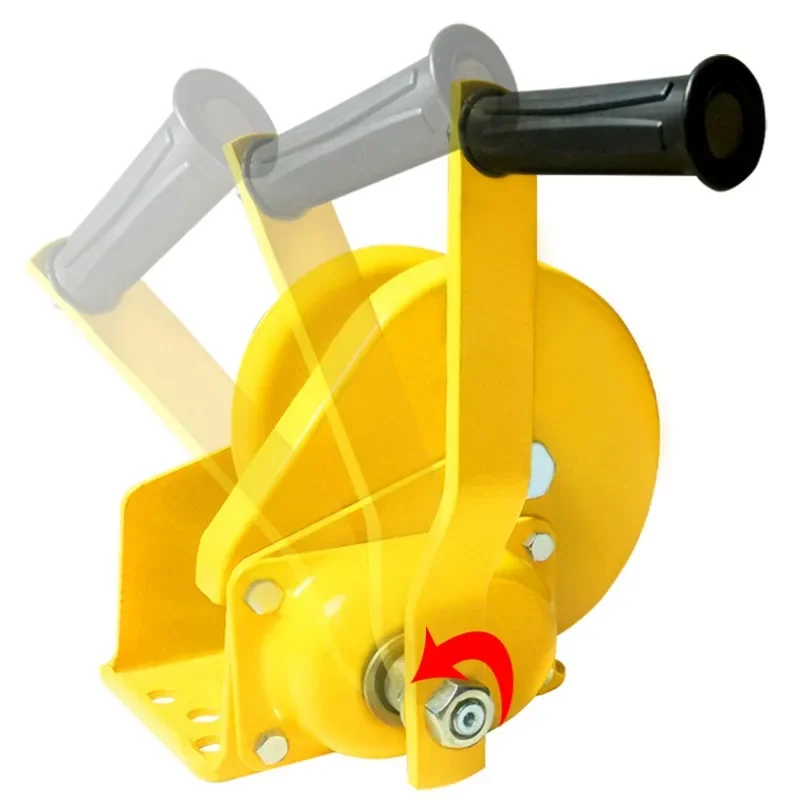 

Hand winch bidirectional self locking small hand hoist winch gear crane