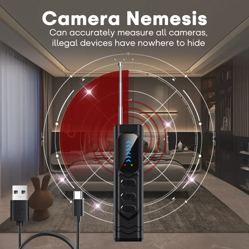 Home Security Hidden Cameras - Gizli Kamera Dedektörleri, Anti-Casus RF Sinyal