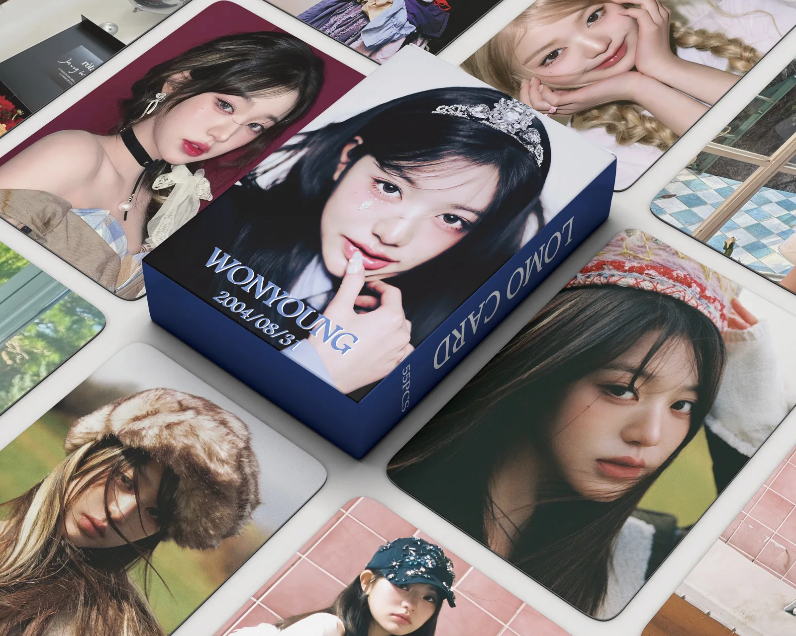 55 قطعة في المخزون IVE EMPATHY WONYOUNG المتمردين القلب المشاهير مروحة جمع بطاقة ألبوم بطاقة بطاقة بريدية صور بطاقة Lomo بطاقة هدية