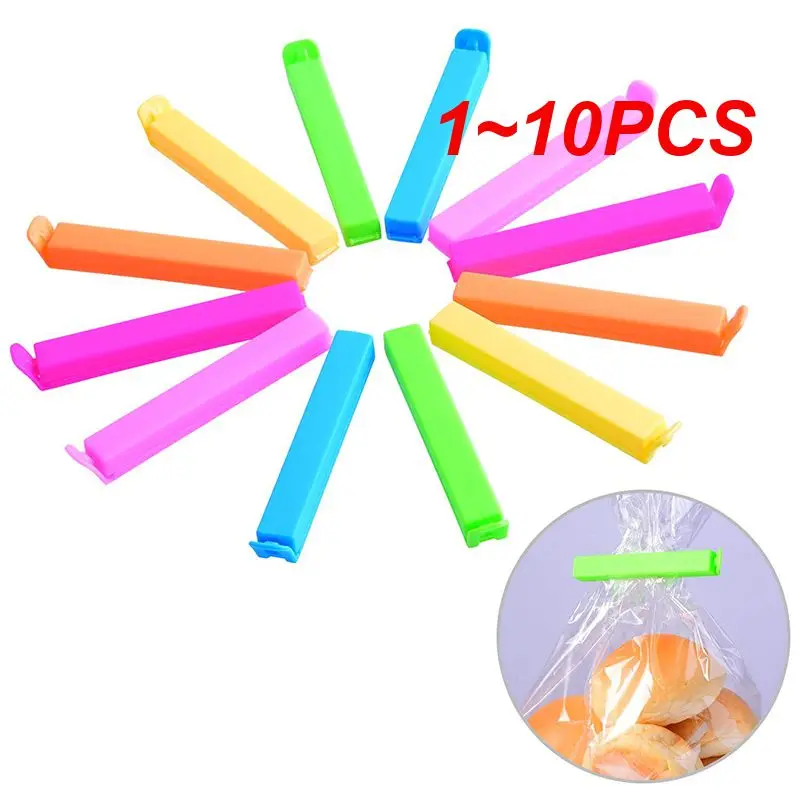 1~10PCS Food Sealing Clip Plastic Bag Closing Clip Moisture-proof Fresh-keeping Clip Portable Snack Sealing Bag Clip Sealing