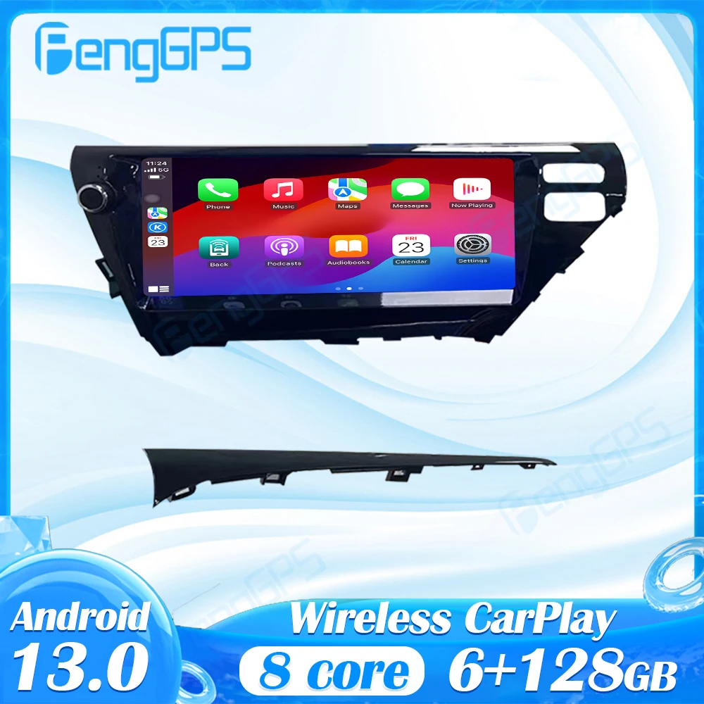 12.3'' Android 13 for Ford Camry 2018 2019 Touch Car Screen Navigation Apple Carplay Car Radio Music Multimedia Player DSP BT