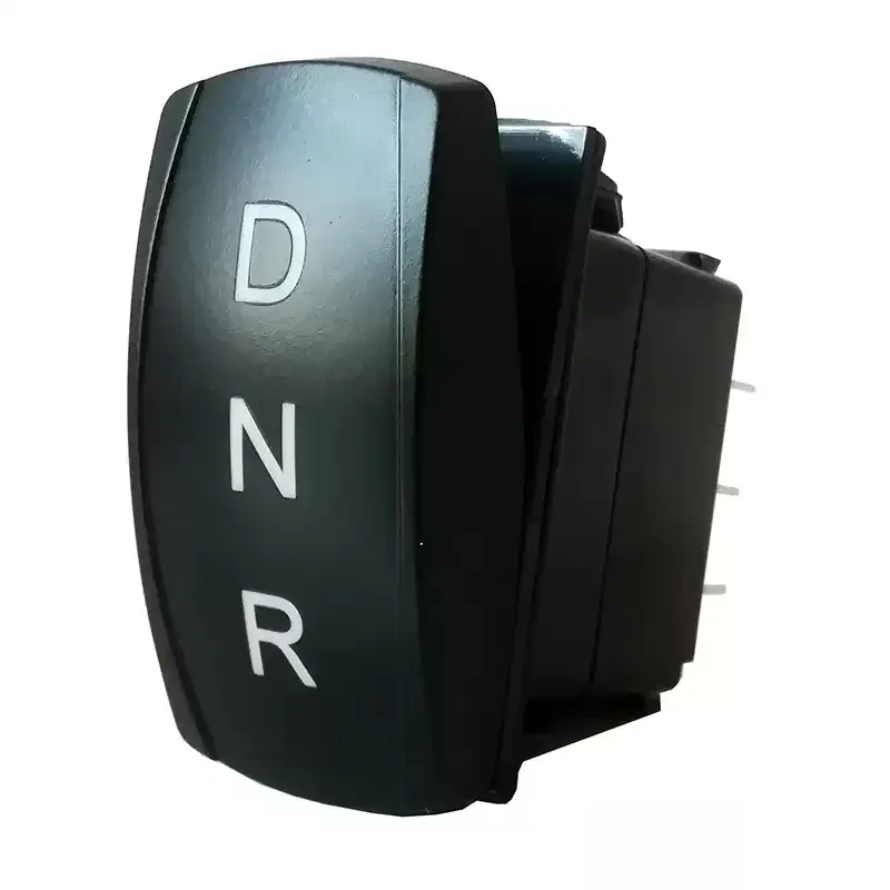12V 24V White Light Three Position Rocker Switch Forward Backward Middle Stop Control Accessory
