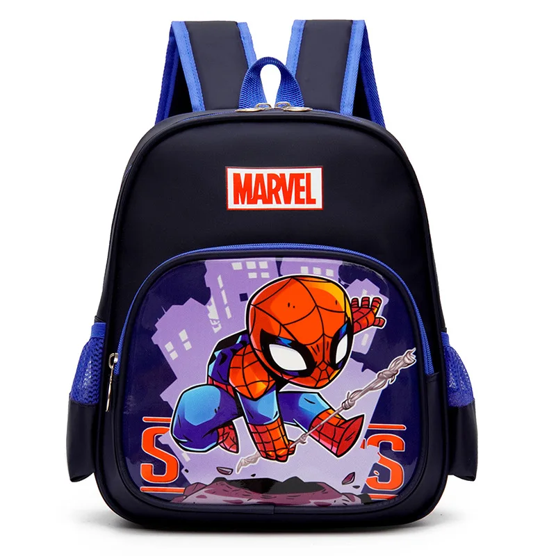 MINISO tas sekolah Anti kotor anak-anak, ransel Anti kotor untuk anak TK, tas sekolah lucu usia 5-9 tahun, MINISO Disney Spider-Man, Sophia, 2023