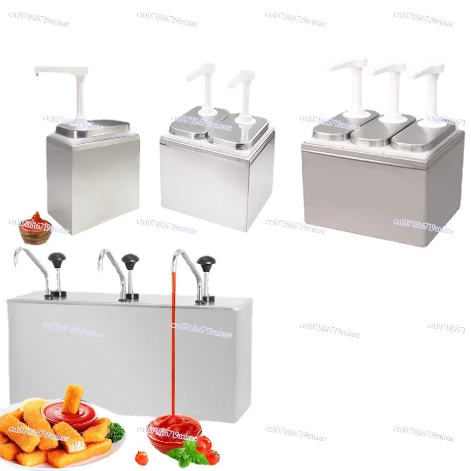 Stainless steel juice press fructose syrup quantitative bottle sugar press bottle jam press pump extruder