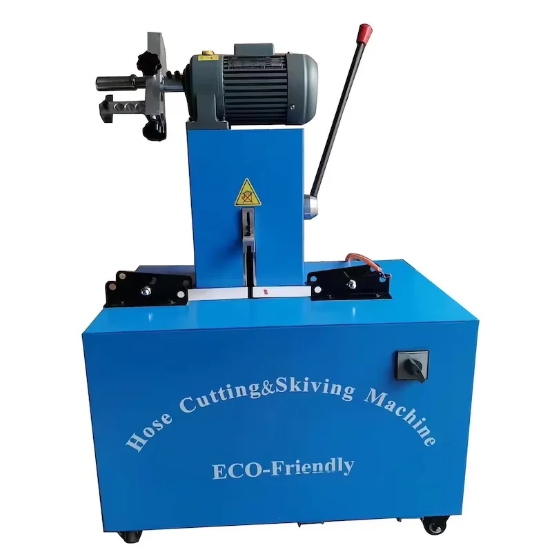 

multi-function China 2 inch hydraulic rubber hose cutting and hose peeling machine