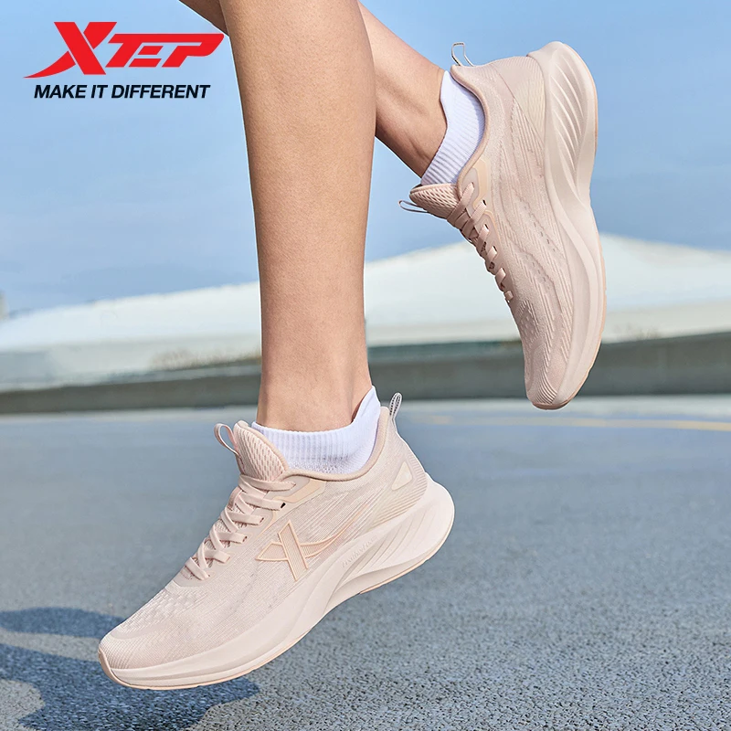 Xtep Light Wing 3.0 Women's Running Shoes Support Shock Absorption Anti-slip Breathable Professional Sports Shoes 875218110035