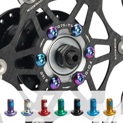 12 pz bicicletta freno a disco rotore Torx bulloni T25 M5x9mm in acciaio inox bici da strada viti di fissaggio colorato accessorio ciclismo parte MTB