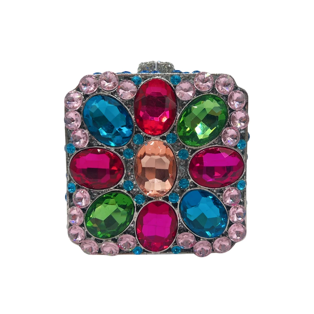 

Клатч Cube Box, вечерняя женская сумка с структурированным геометрическим рисунком. Архитектурный кошелек OEM на заказ, низкий минимальный заказ оптом от направления на заводе