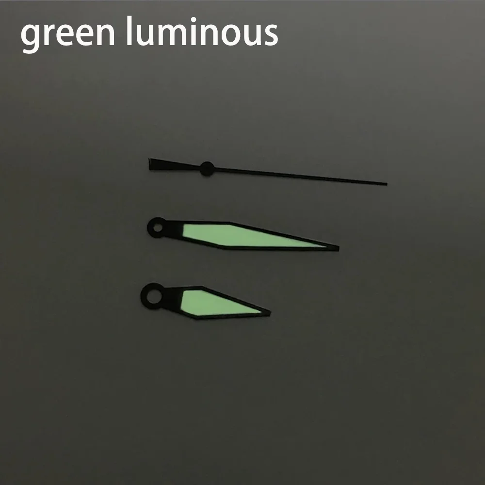 Аксессуары для часов Часы, минуты, секунд Три стрелки с зеленым светом Подходит для механизма ETA2836/2846/2824