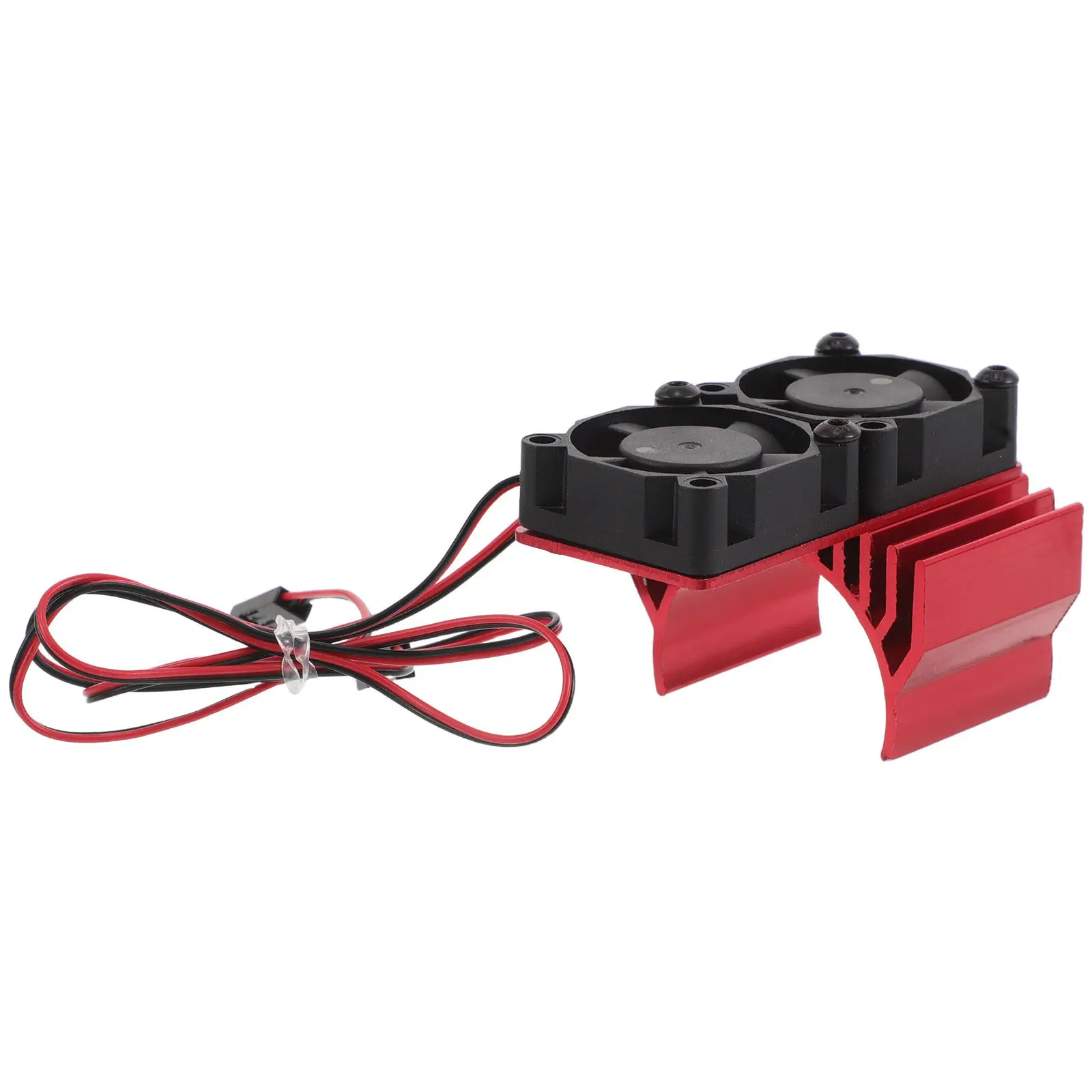 

Радиатор из алюминиевого сплава с двойным вентилятором для охлаждения 540 коллекторных и 3660 бесщеточных двигателей радиоуправляемых машин для скалолазания, теплоотвод