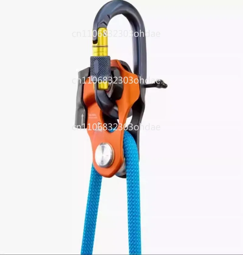 Elevador de cuerda de rescate, polea unidireccional, tecnología de escalada CT, mano sin manos CRIC
