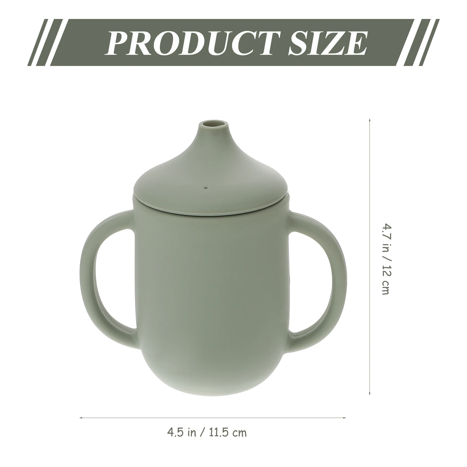 

Silicone Water Cups for Child Toddler Milk Rose Color Spill Proof Straw Sippy Cup Durable Portable Baby Training