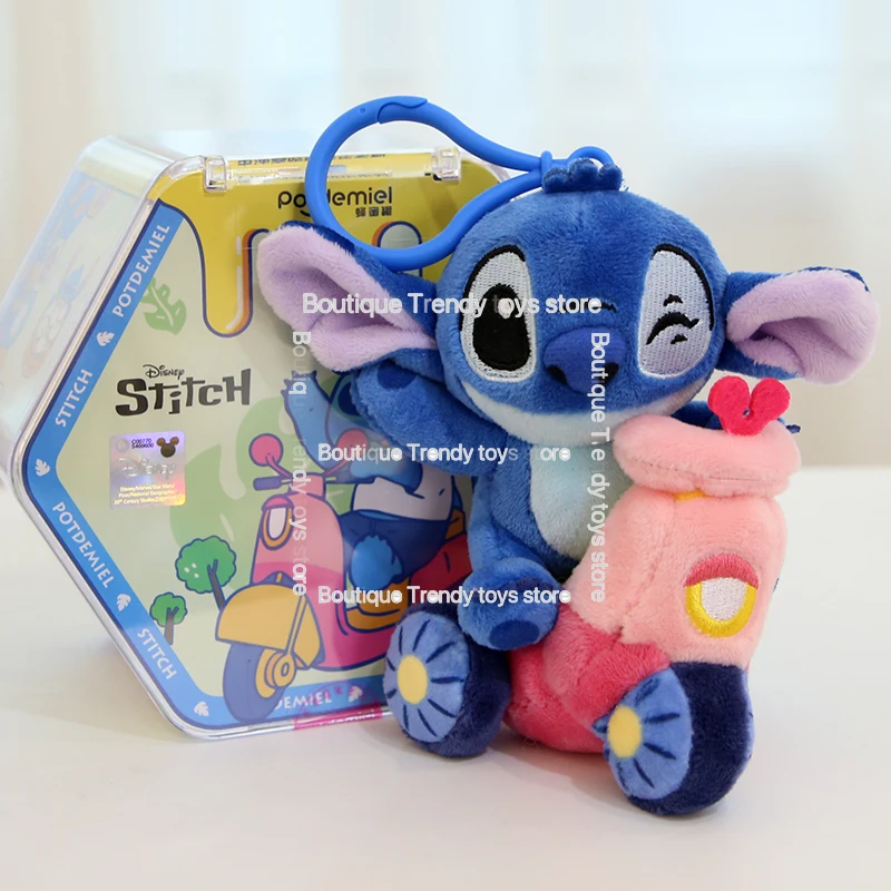 

Подвеска-сюрприз Potdemiel Disney Animation Kawaii Stitch, коллекционная фигурка Stitch, брелок для школьной сумки, подарок