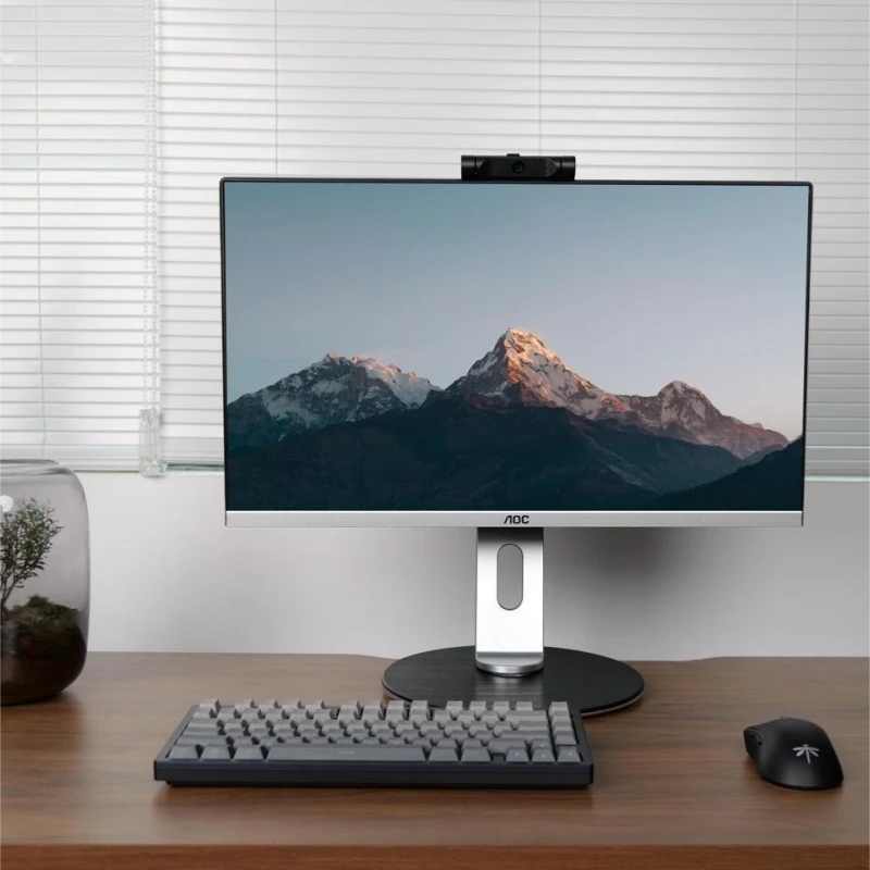 AOC Alles-in-één Zakelijk Desktop 23,8" FHD-scherm AMD R5 5600G-processor 16 GB RAM ITB SSD Windows 11 Home Wi-Fi PC Kantoorwerk