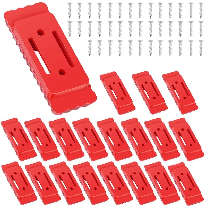 【限定版】レッドフィートマウントシステム-20個のオプション付き、高耐久マウントフィートシステム