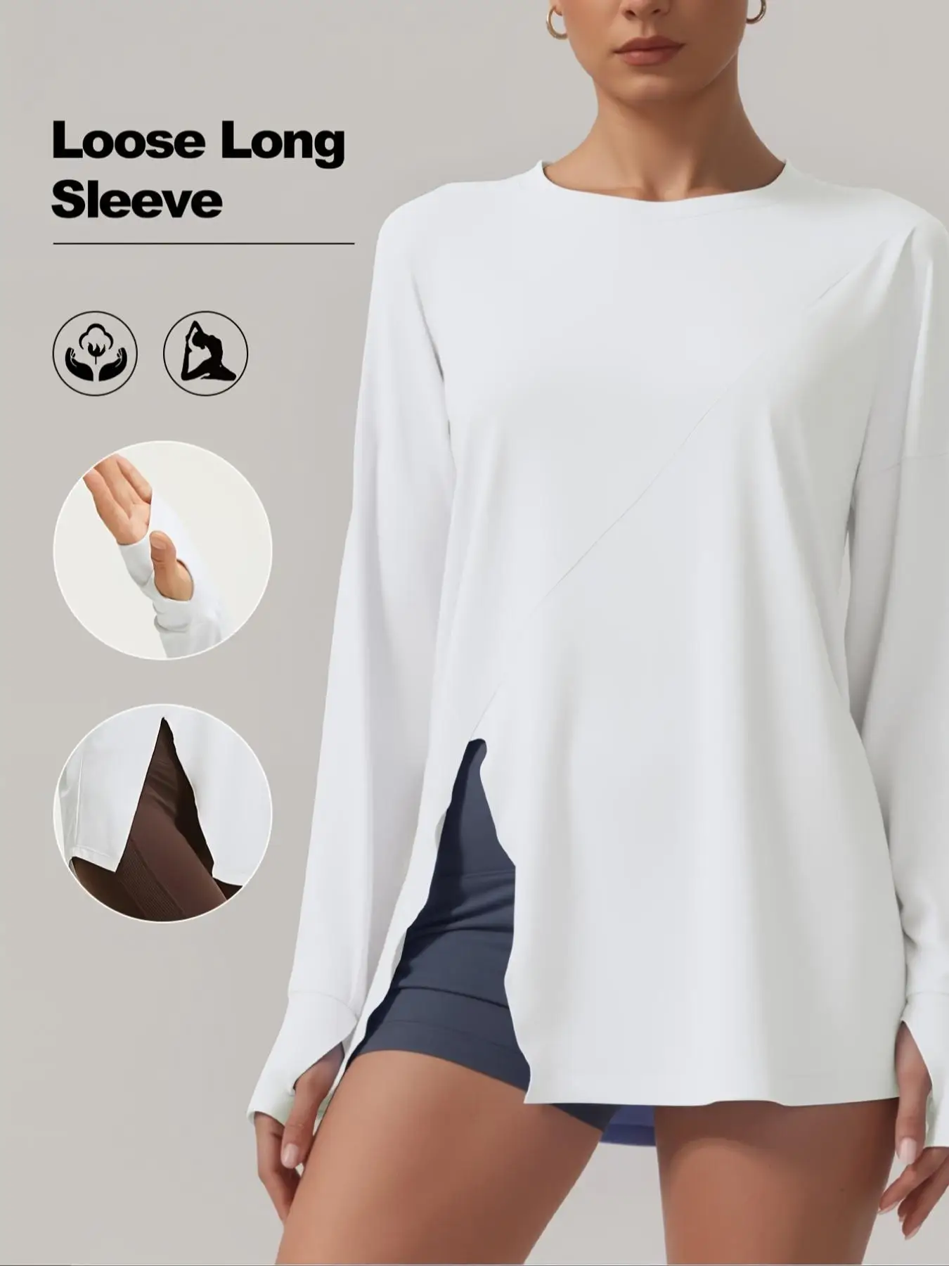 

Women's Solid Thumb Hole Design Sports Jacket, Sporty Zip Up Sleeveless Outerwear for Yoga Gym Workout, Ladies Sportswear for Al