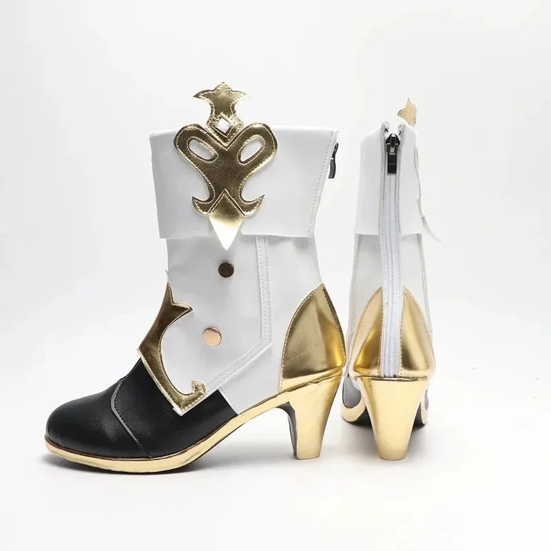 Игра Genshin Impact Clorinde Genshin Косплей Сапоги Fontaine Ролевые игры Хэллоуин Карнавал Женщины Мужчины На Заказ