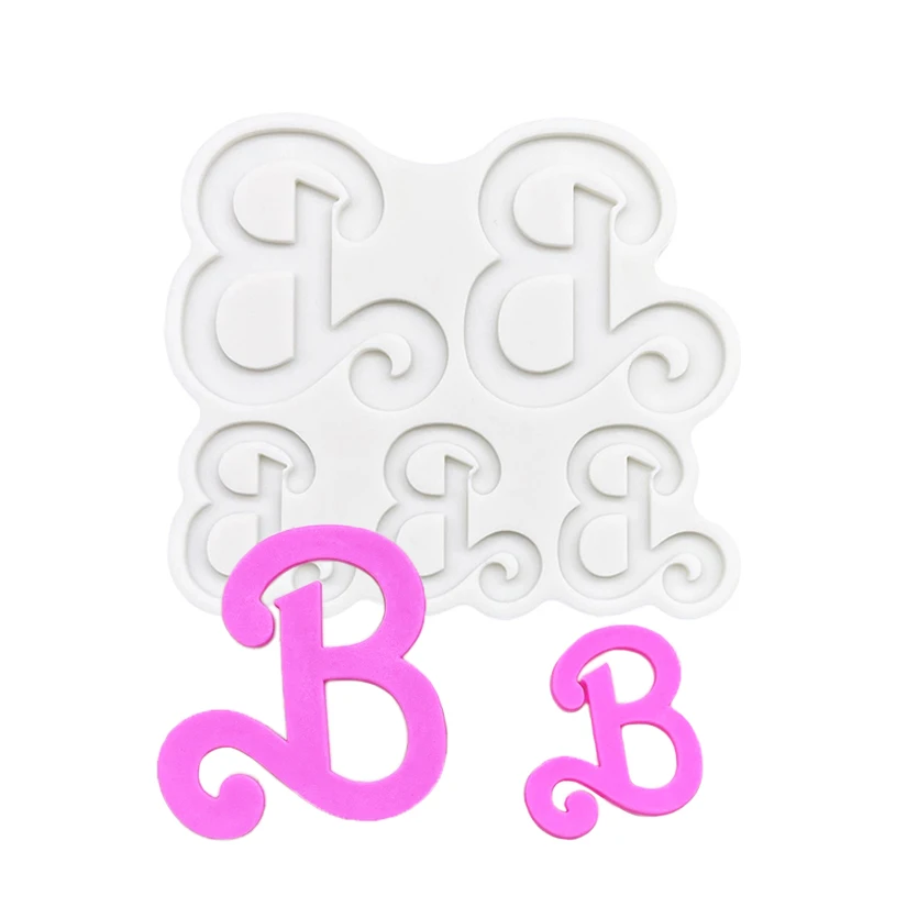 Letter Silicone Cake Baking Mold Sugarcraft Chocolate Cupcake Resin Tools Fondant Decorating Tools