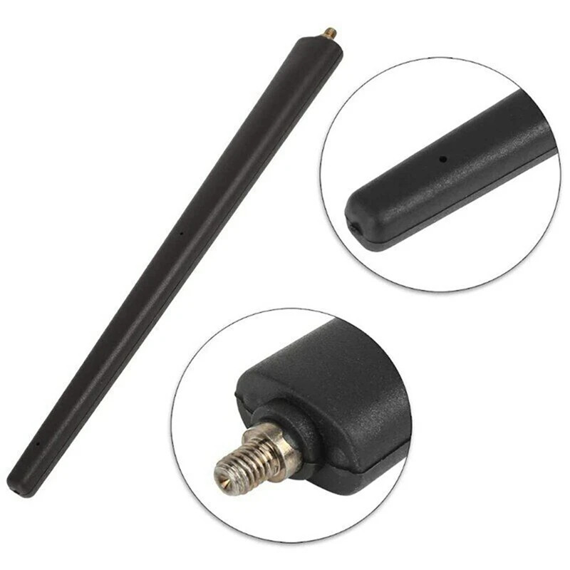 Short Aerial Antenna Mast Type 21Cm Radio Aerials 51910790 52019353 Accessories Parts Component For Fiat 500 2012-Present Black