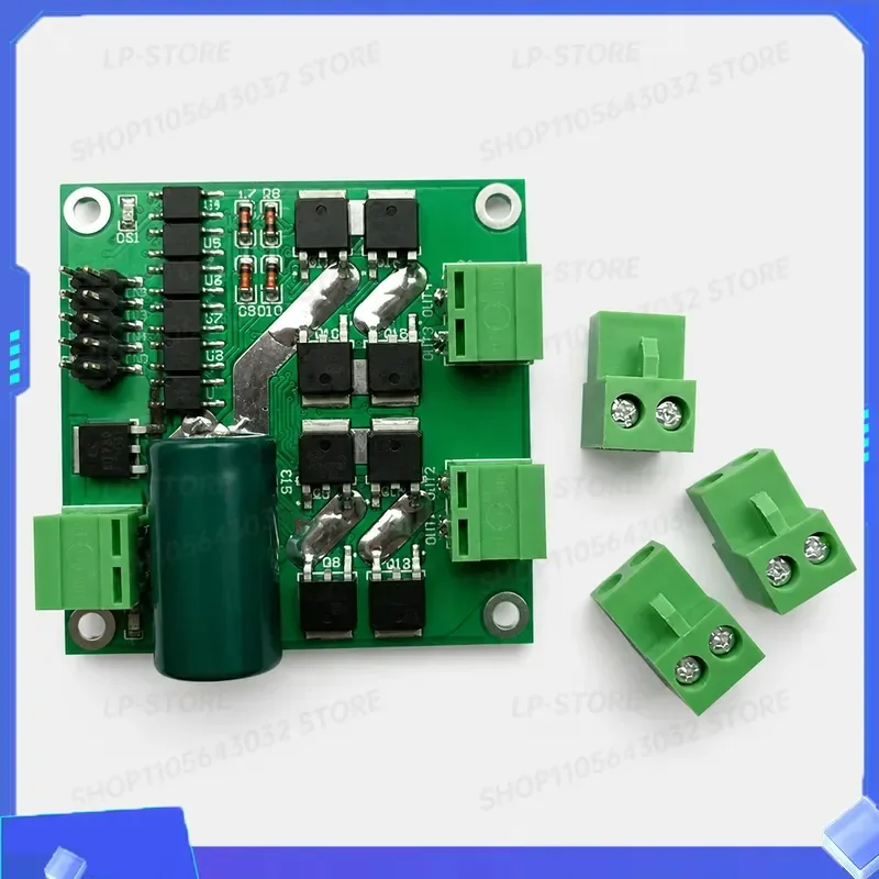 for 12V 24V 7A 160W Dual Channel DC Motor Driver Module H-Bridge L298 Logic Control Board