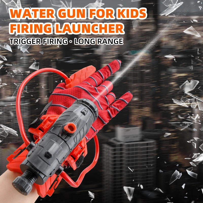 Water Gun Spider Launcher Wrist Shooting Water Toy Summer Outdoor Pool Beach Cosplay Props Games Kids Gift Children