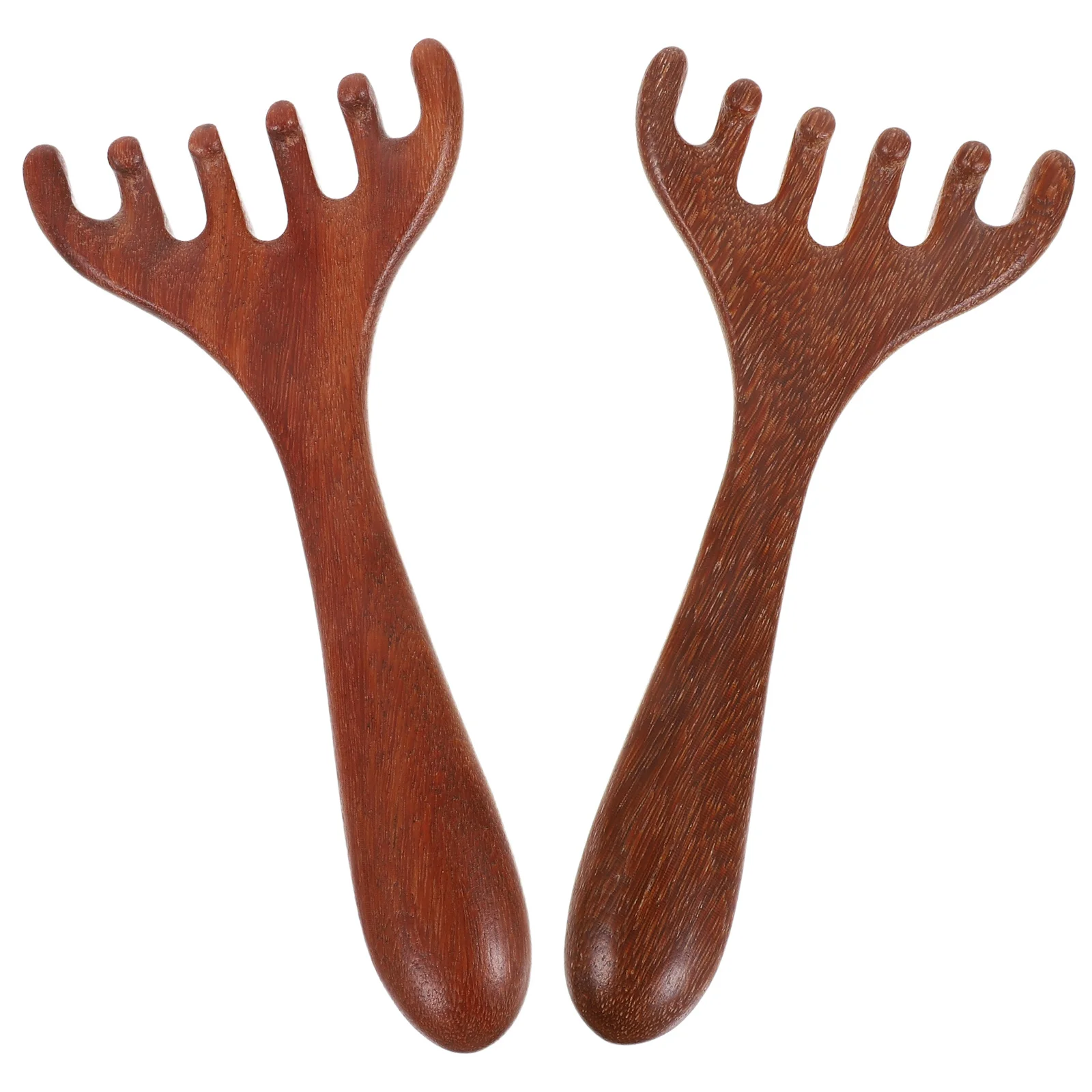 

2pcs Wooden Scalp Massager Gua Sha Comb For Head Eye Acupoint Relief Itchiness Portable Hair Massage Tool Wood Gua Sha Massage