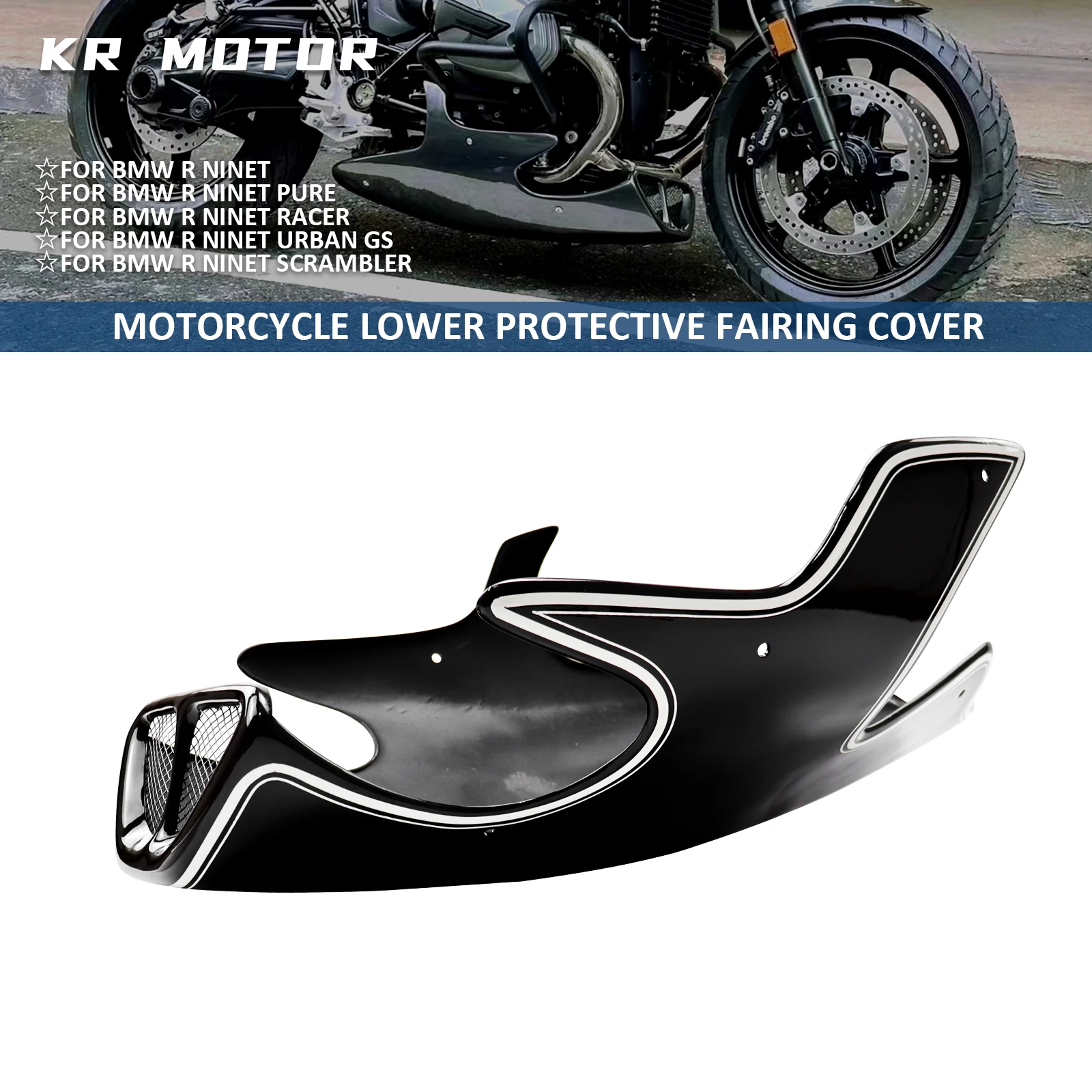 

Fits For BMW R Nine T Scrambler Pure Racer Urban GS R9T RnineT nineT 2014-2023 Motorcycle Lower Protective Fairing Cover Fairing