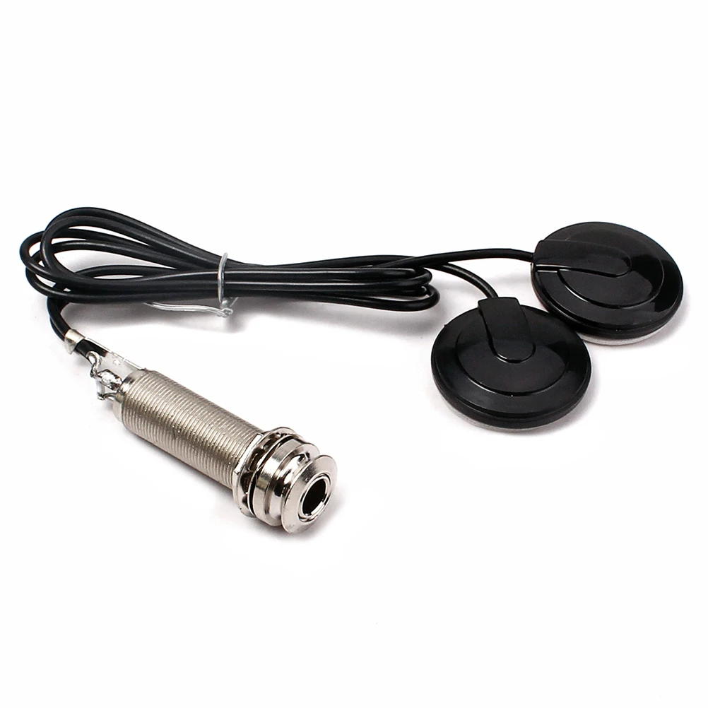 

Acoustic Guitar Endpin Preamp Piezo Pickup Active Equalizer Dual Sensor Humbucker Pickup Fully Shielded Easy Install