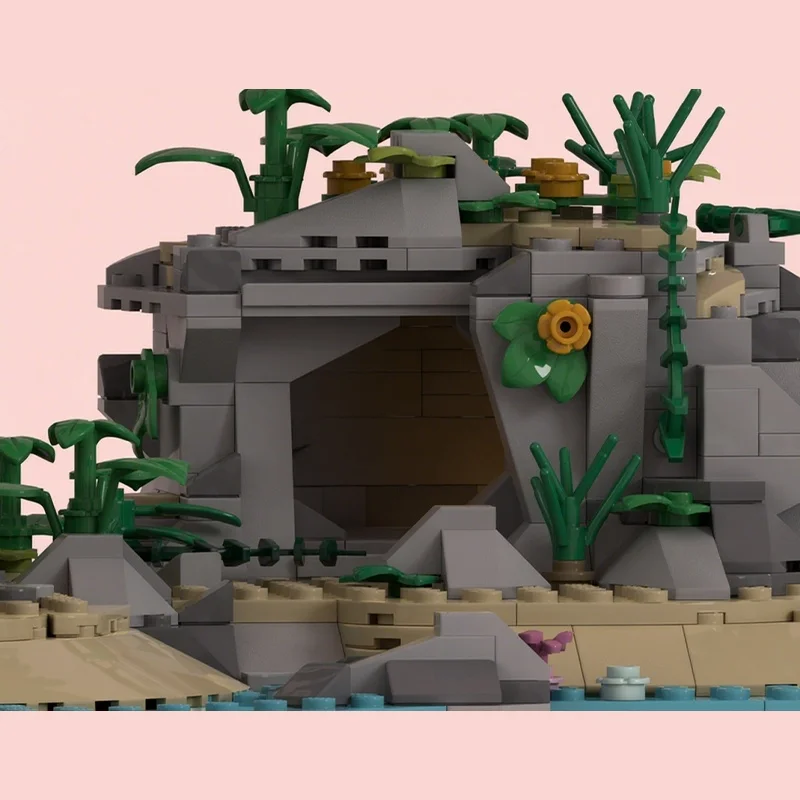 821 個 MOC ロッキーリーフ海賊モデルビルディングブロック建築おもちゃ組み立てる DIY クリスマスギフトアイデアレンガ子供の誕生日