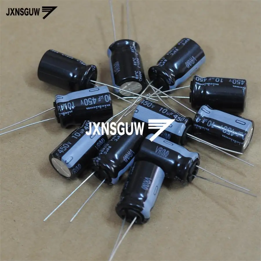 

20PCS/lot Original new NICHICON VR 450V10UF 12.5X20mm Aluminum electrolytic capacitor 85c 10UF 450V free shipping