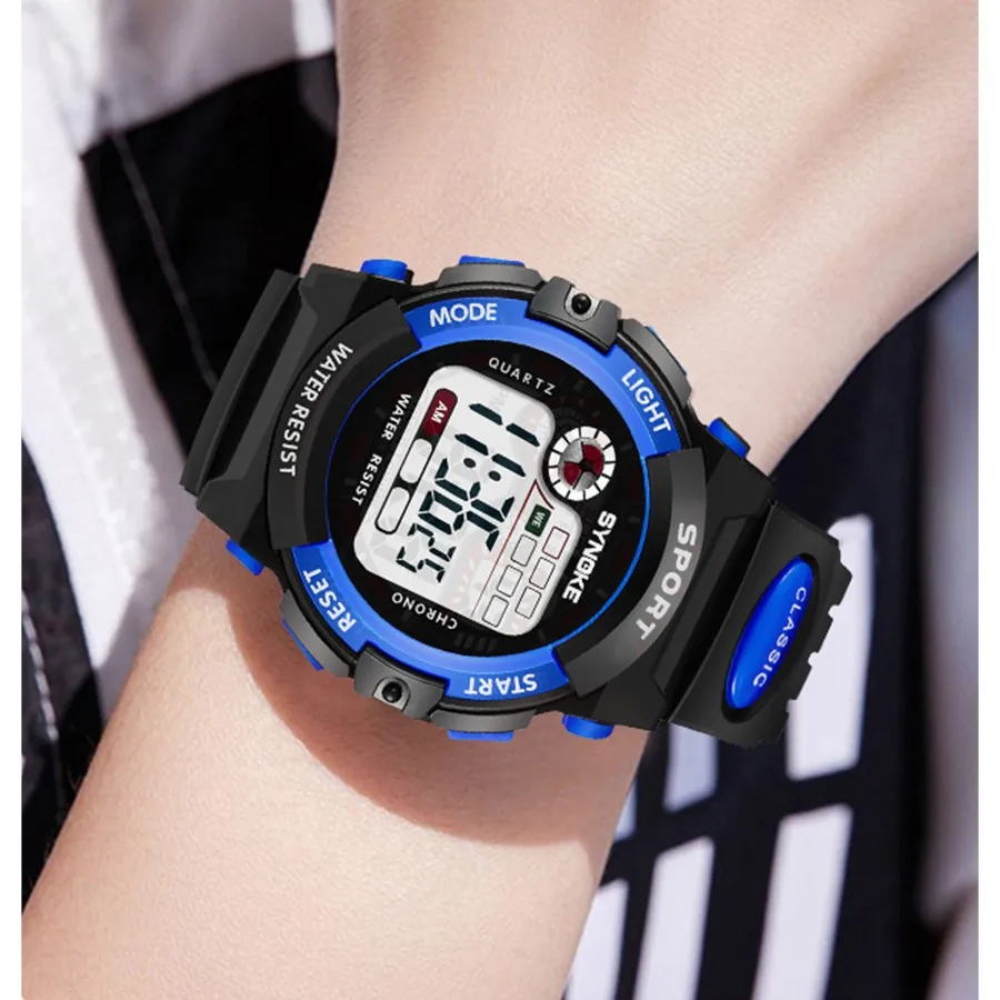 Orologi sportivi per studenti per bambini orologi elettronici colorati orologio impermeabile orologio digitale per bambini per ragazzi Fashions