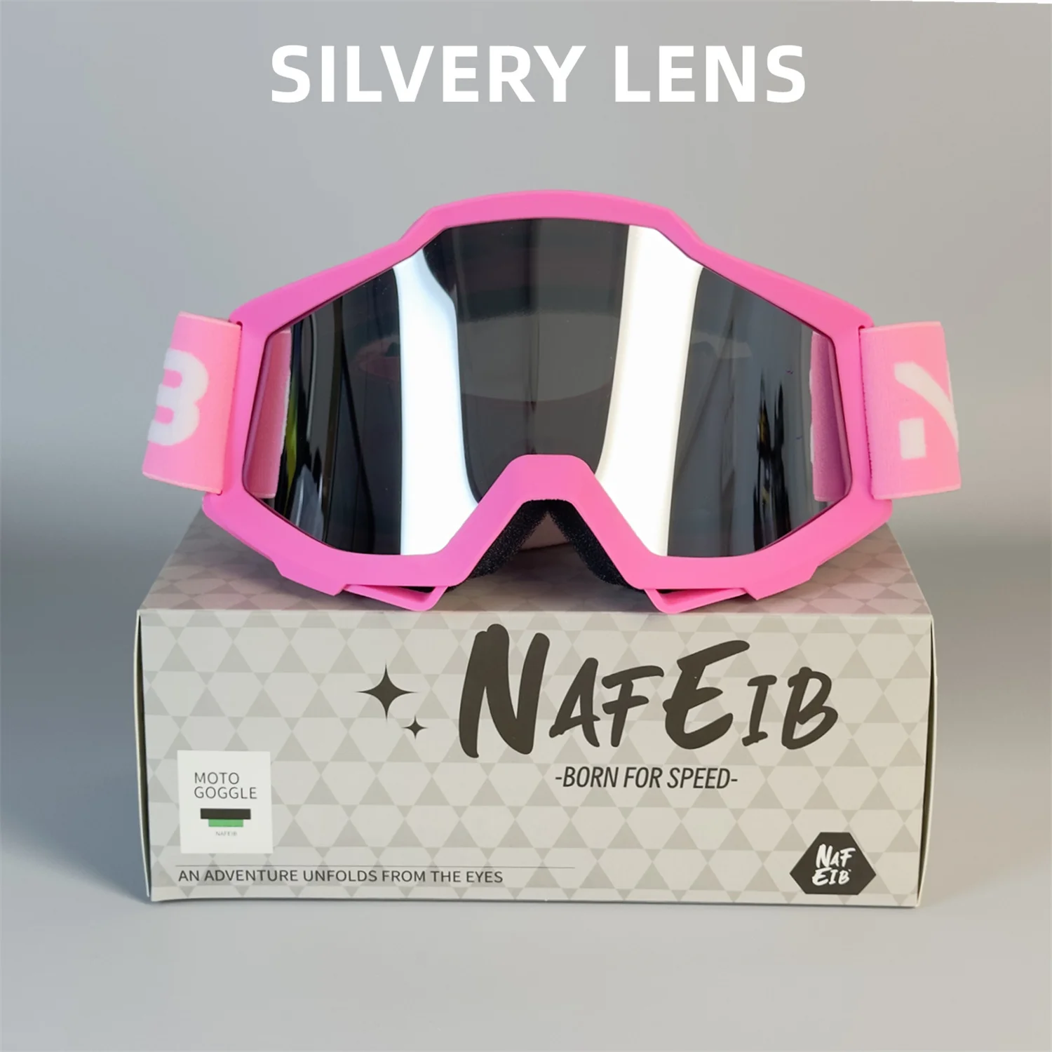 NAFEIB Motorcycle Goggles N17 Motocross Cycling Glasses Outdoor Off-Road Skiing Sport MTB ATV Dirt Bike Racing Goggles