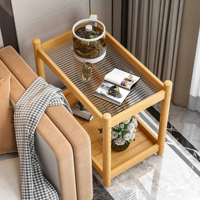 

Luxury sofa, small coffee table, mini household simple storage rack, rental house, side table, bedroom, bedside table, side tabl