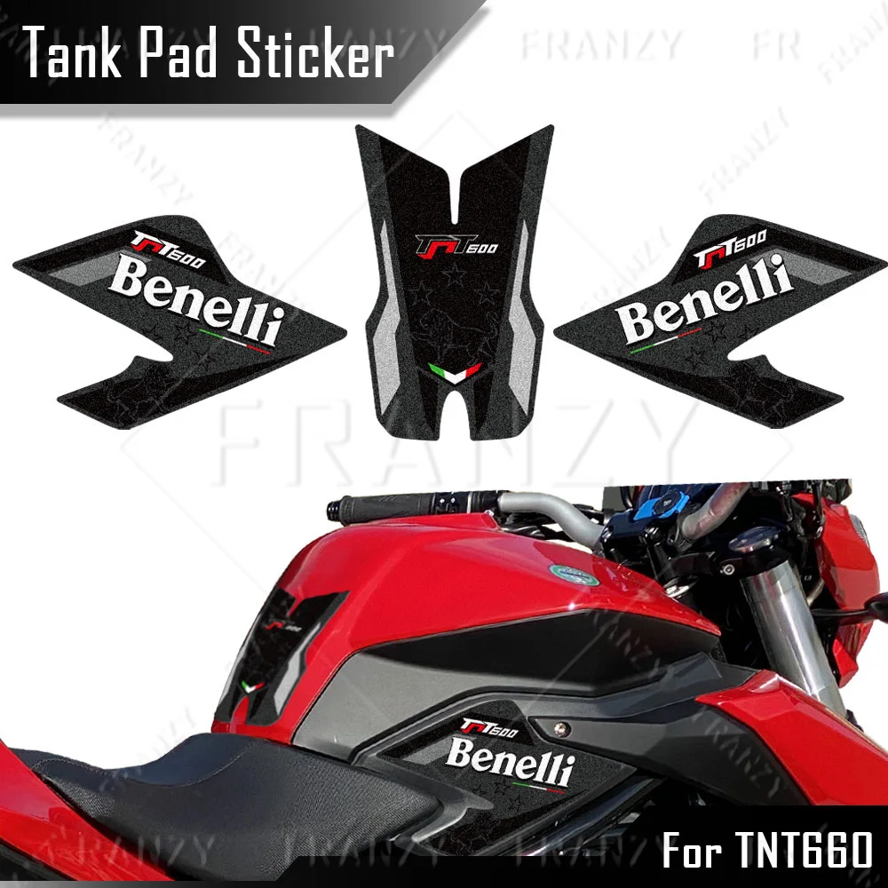 

3M Motorcycle Anti-slip Tank Pad Sticker Protector Gas Cap Oil Decal Accessories Waterproof For Benelli TNT600 tnt600
