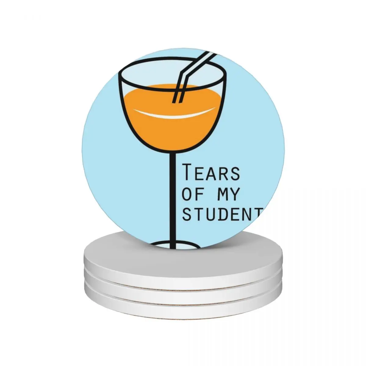 

Tears of my students Ceramic Coasters (Set of 4) cute kitchen supplies ceramic Coasters