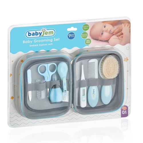 Blue color baby care set