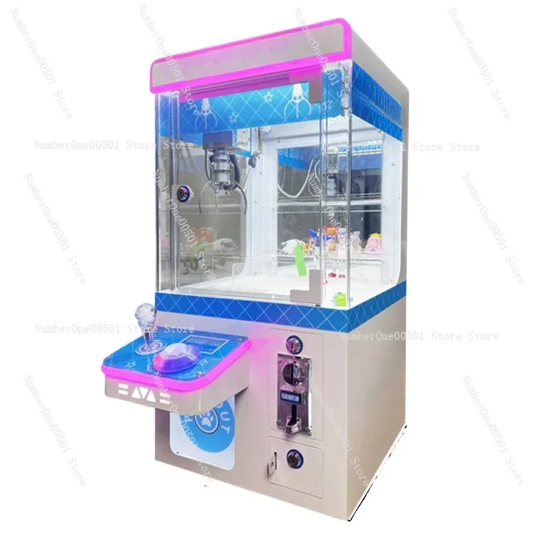Mini Claw Machine with Coin Operated Mode Transparent Grabber for Home Business  Gift Game