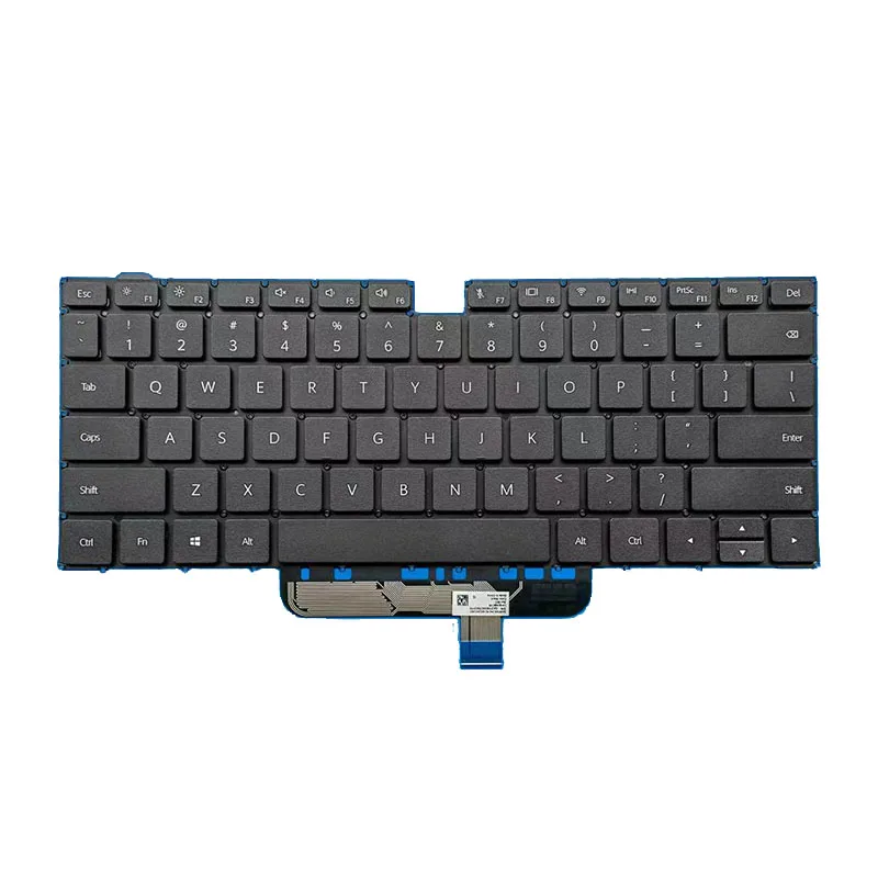 US Language Keyboard For HONOR MagicBook X14/X15 BBR-WAH9 NBR-WAI9 BhR-WAQ9HNRP Black Color
