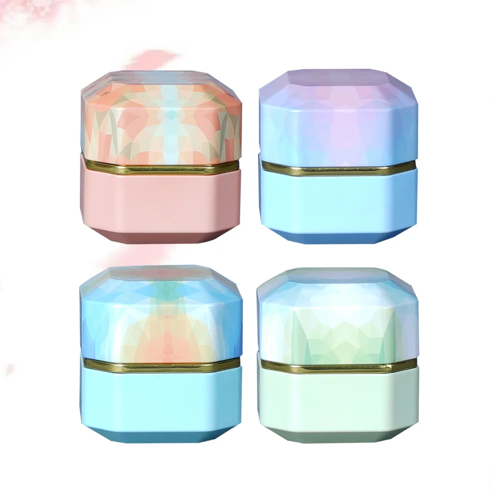 

4Pcs Tea Storage Box Tinplate Sealed Canister for Home Office Kitchen Practical Tea Container Freshness Protector