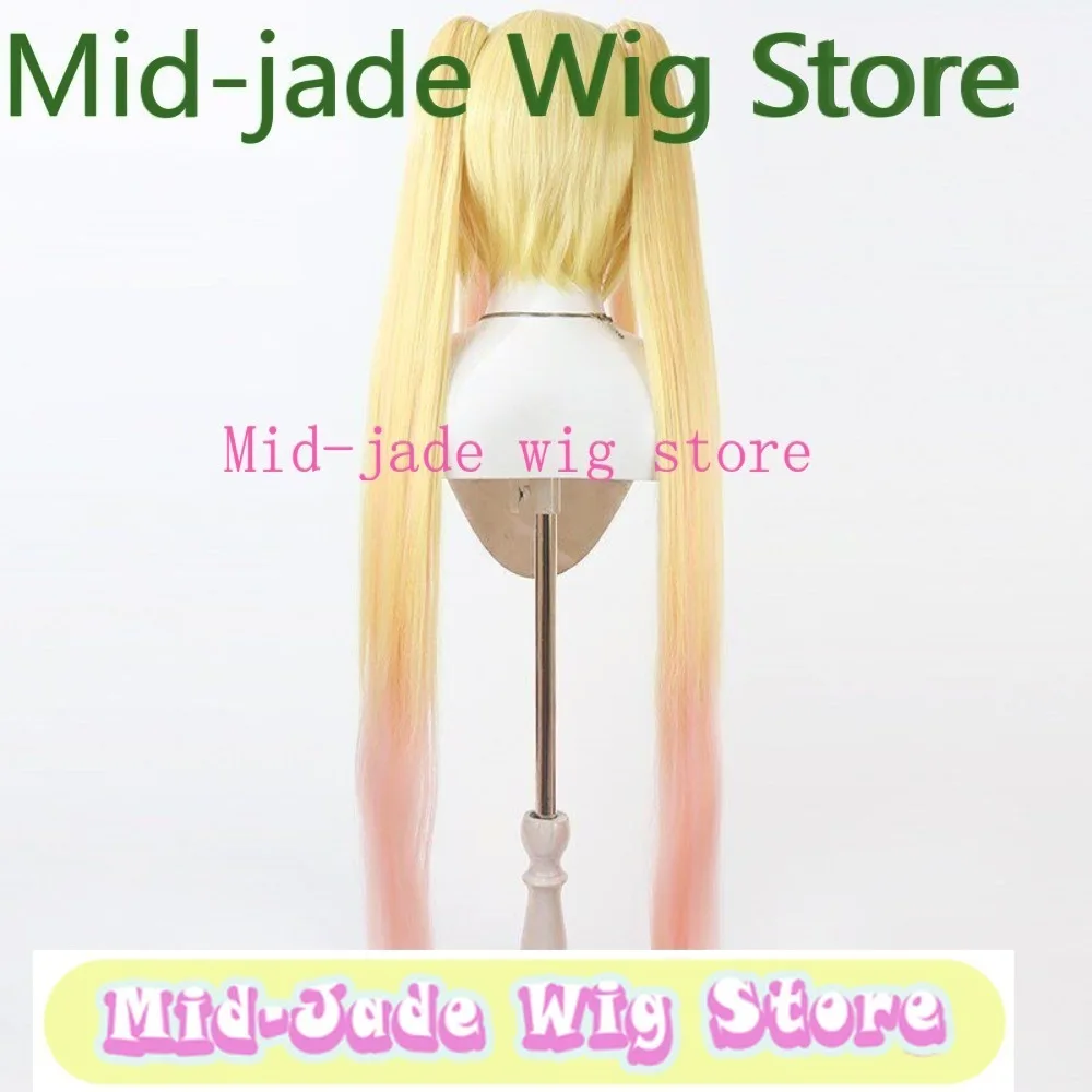 Project Sekai Colorful Stage Saki Tenma Cosplay Wig Leo/need Tenma Saki Blonde Pink Gradient Dual Heat Resistant Hair
