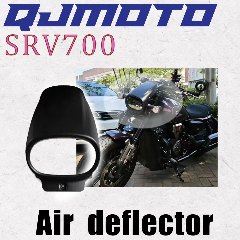 Fit QJMOTOR QJ SRV700 Motorcycle Accessories deflector cover Protection Cover Lampshade Headlight Guard For SRV 700 700SRV