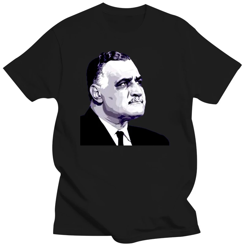 Gamal Abdel Nasser Egypt Egypt Arab Revolution Men Funny Tshirts Streetwear Fashion T Shirts Cool Logo Tee Shirt Skull