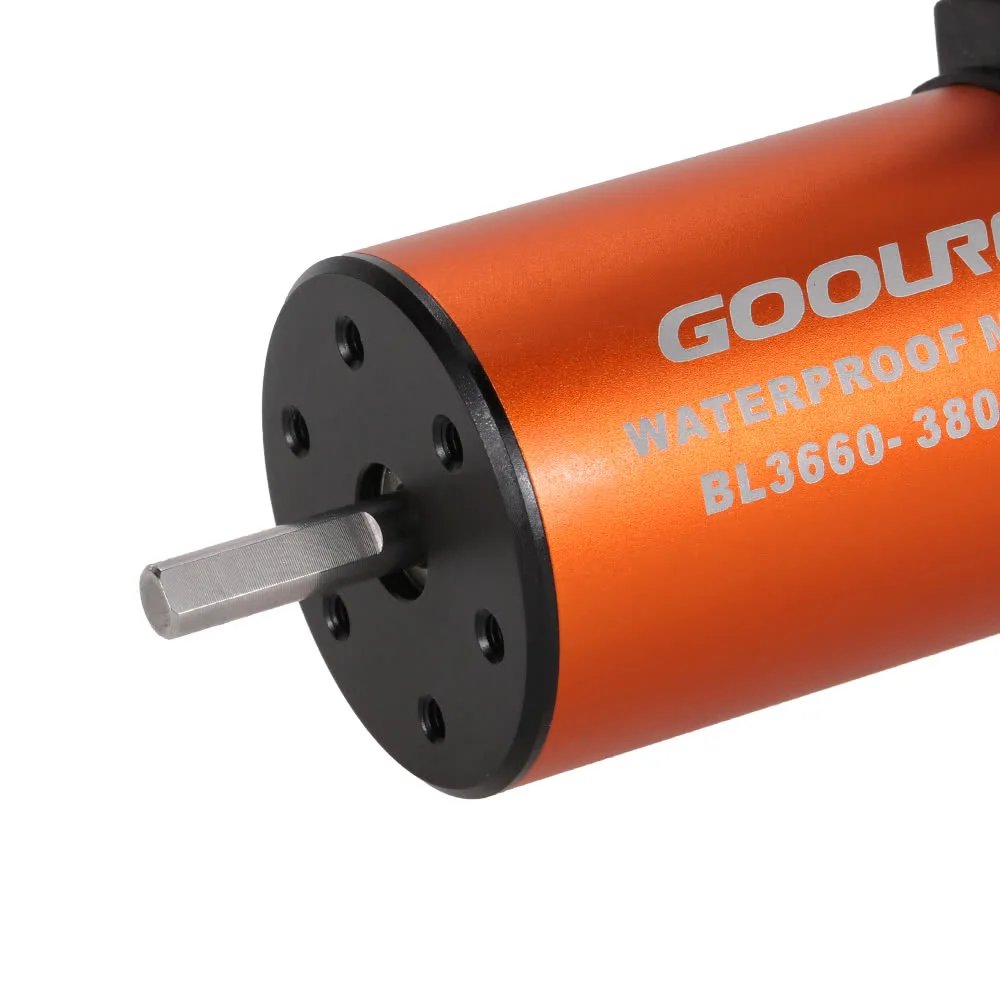 60A ESC 5.8 فولت/3A فرش ESC GoolRC ترقية مقاوم للماء 3660 3800KV فرش السيارات مع 60A ESC كومبو مجموعة لشاحنة سيارة RC 1/10