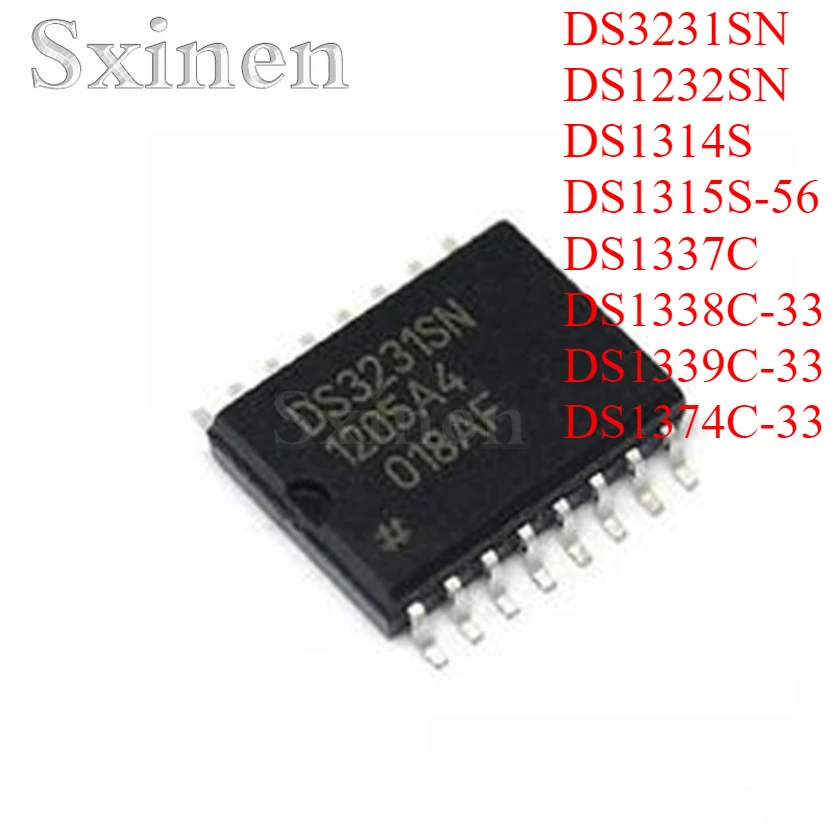 10PCS/LOT DS3231SN  DS1232SN  DS1314S  DS1315S-56  DS1337C  DS1338C-33  DS1339C-33  DS1374C-33