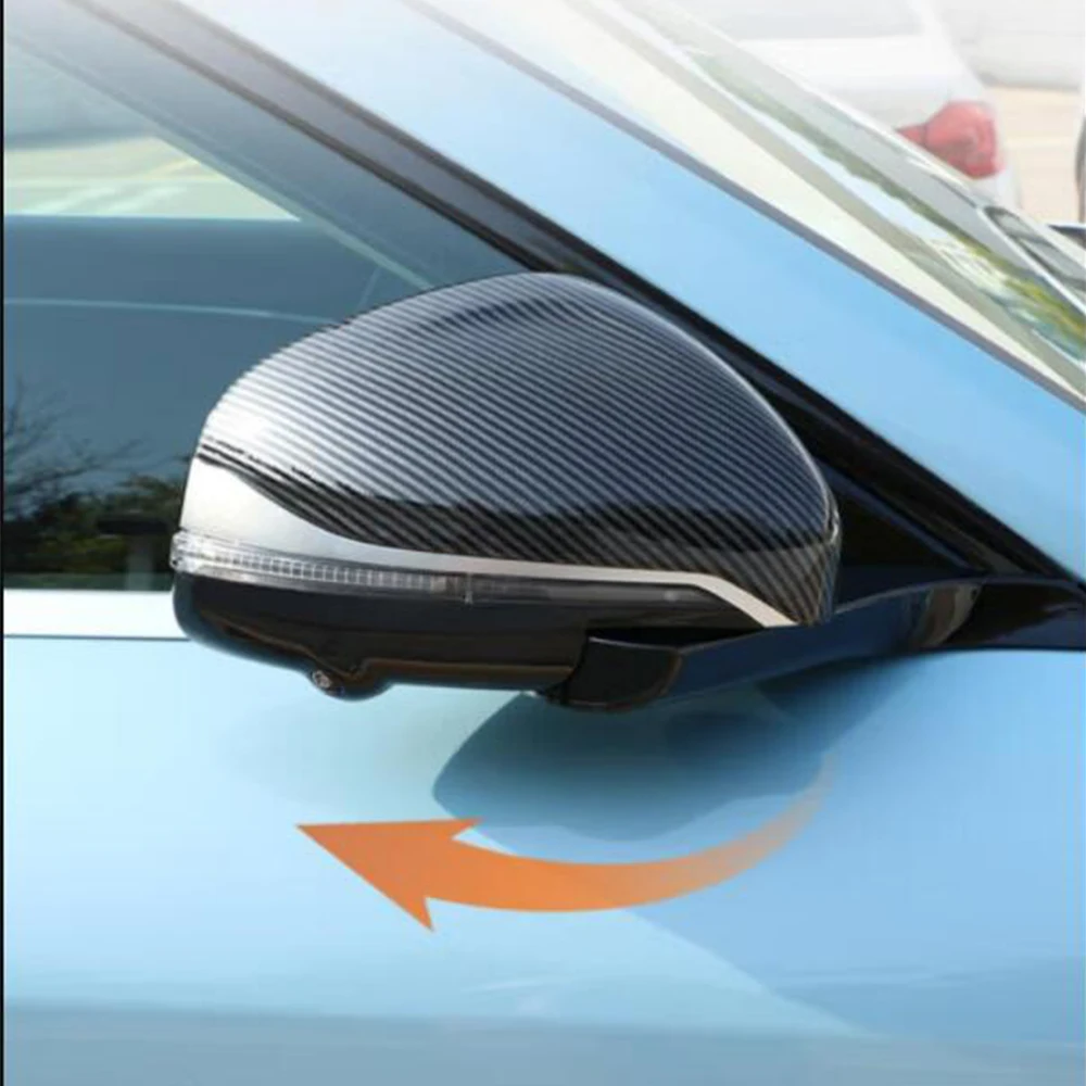 

For Dongfeng Voyah Free 2021 2022 2023 ABS Carbon Chrome Car Side Rear View Mirror Cover trim Protector Cap Accessories