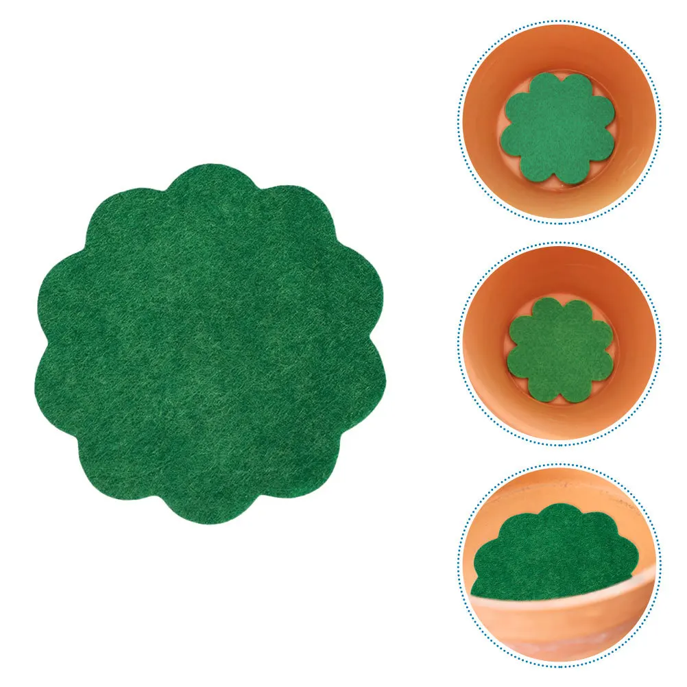 40 قطعة وسادة التربة المضادة للتسرب لوعاء الزهور أسفل بونساي حصيرة الصرف وعاء النبات نفاذية شبكة حديقة أداة ملحق #1