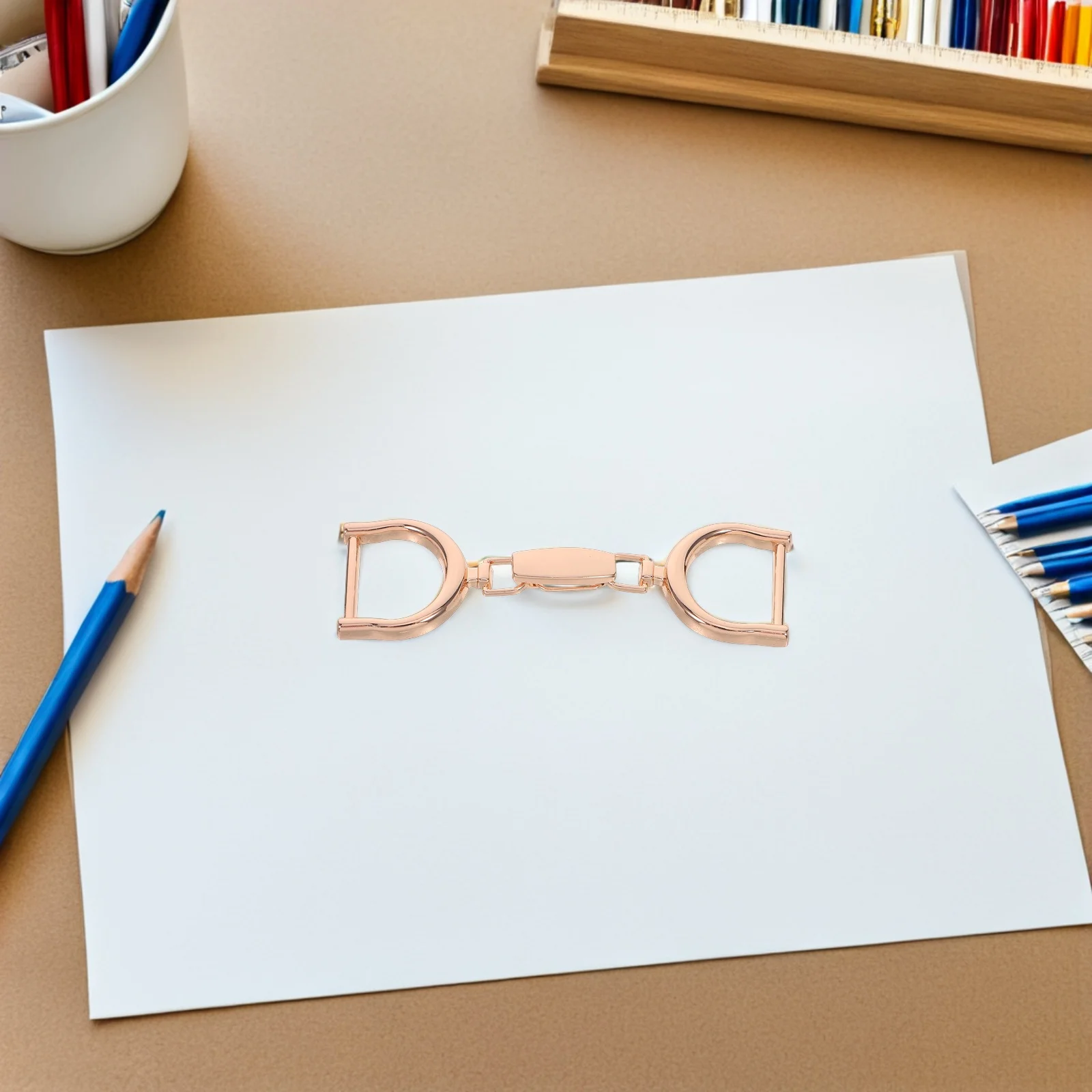 

5Pcs Zinc Alloy Chain Buckle Adjustable Metal Clasp Decorative Connector for Waistbands Bags Belts DIY Projects